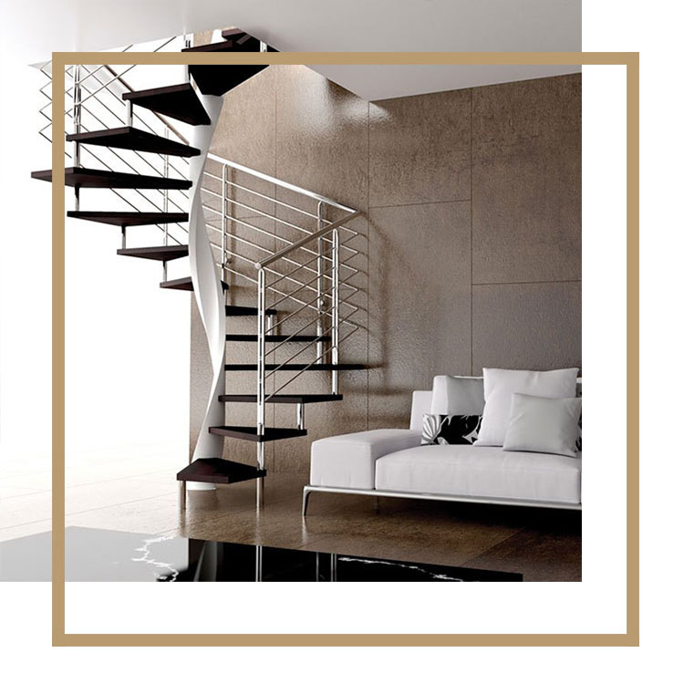 progettazione, realizzazione, vendita scale a chiocciola