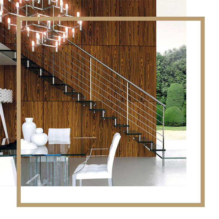 progettazione, realizzazione, vendita scale a sbalzo