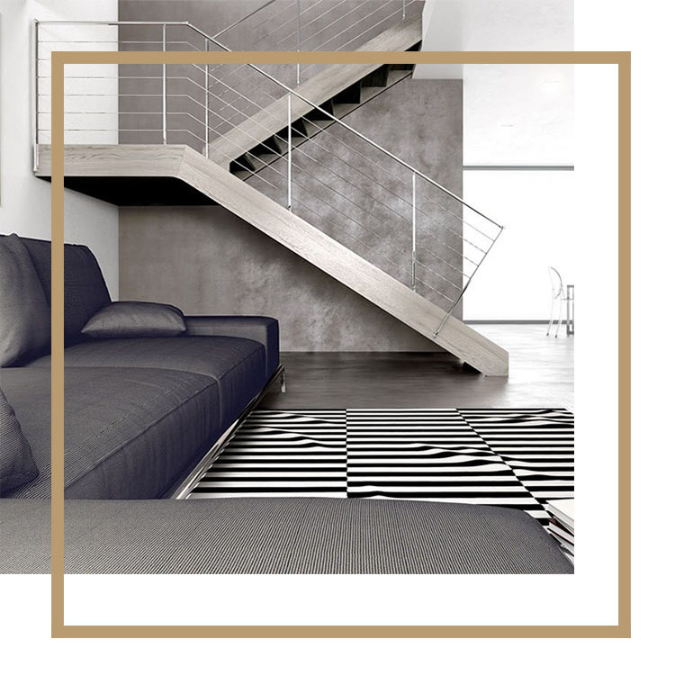 progettazione, realizzazione, vendita scale a giorno su misura